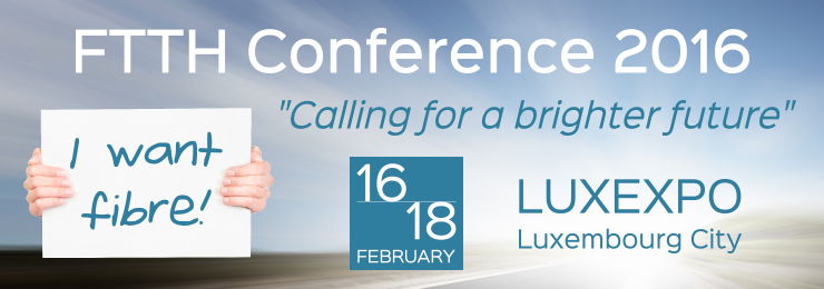 FTTH Conference LUXEMBOURG Banner